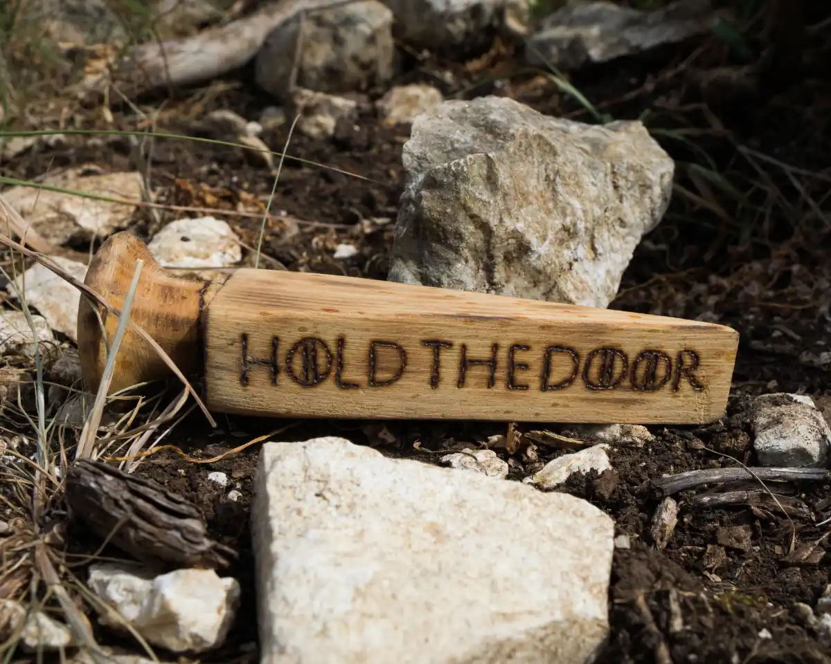 Hold the Door Doorstop